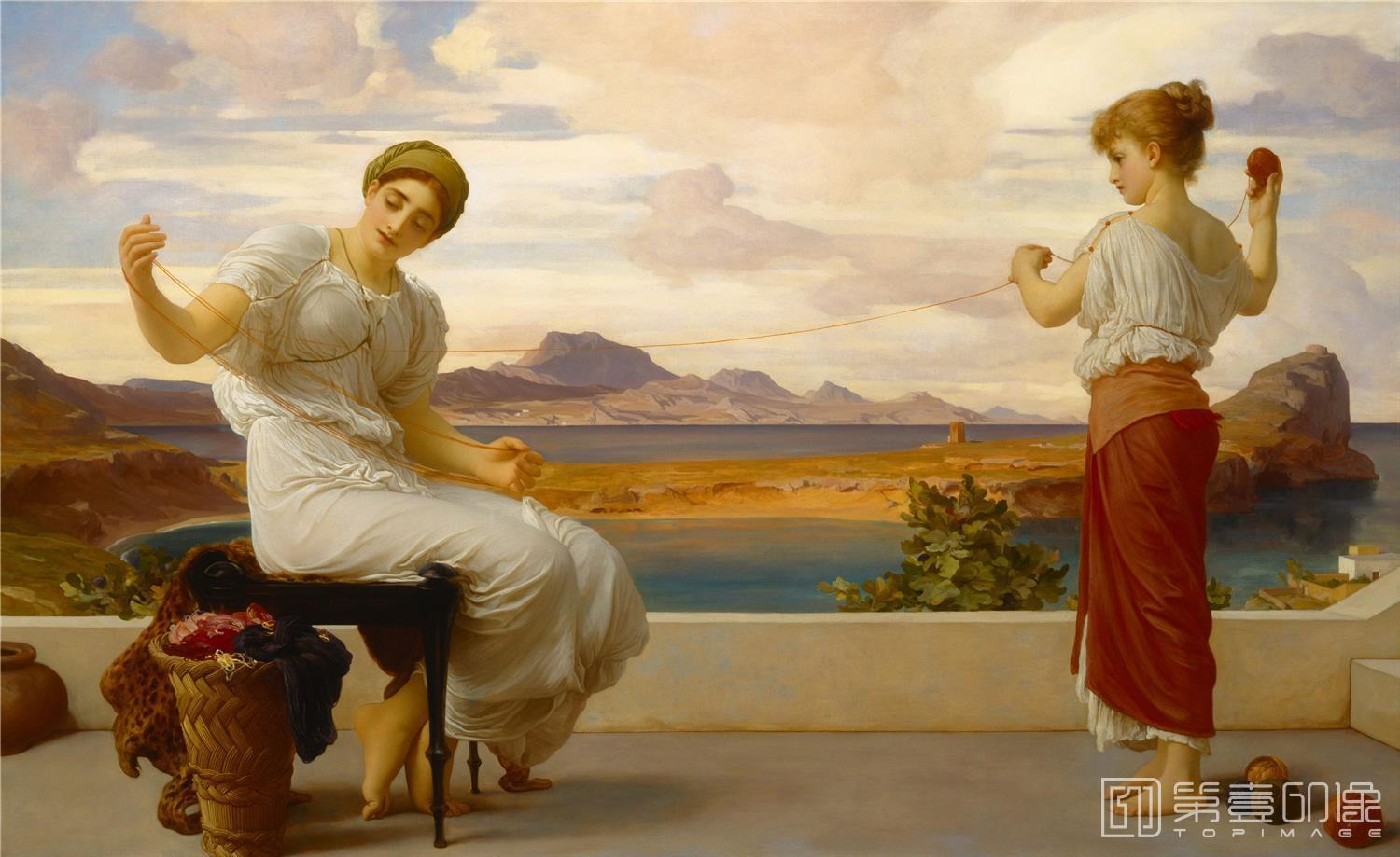 油画-佛雷德里克.莱顿 Frederic Leighton作品集-66